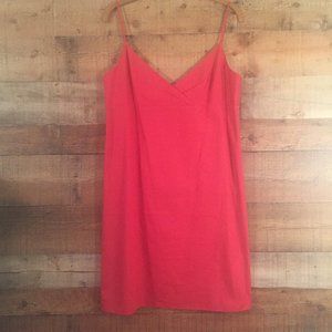 J Crew Factory Sundress Coral Cotton NWT Size 14